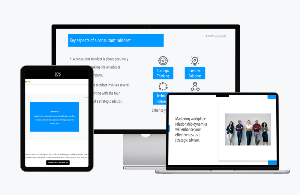 Strategic Advisor Blueprint online course